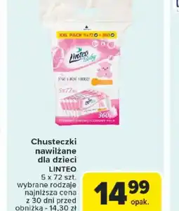 Carrefour Chusteczki nawilżane dla dzieci Linteo oferta