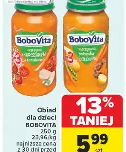 Carrefour Obiad dla dzieci BoboVita oferta