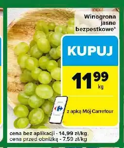 Carrefour Express Winogrona białe oferta