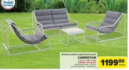 Carrefour Zestaw mebli wypoczynkowych Carrefour oferta