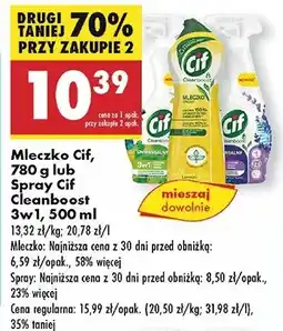 Biedronka Mleczko CIF 780g oferta