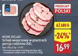 ALDI Schab wieprzowy bez kości - plastry Mięsne Specjały Zawsze Świeże (Aldi) oferta