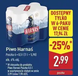 ALDI Piwo Harnaś Jasne Pełne oferta