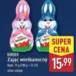 ALDI Zajączek czekoladowy różowy Kinder Niespodzianka oferta