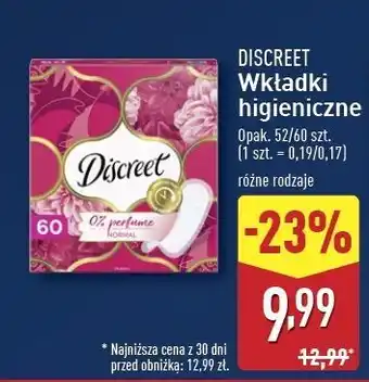 ALDI Wkładki normal Discreet oferta