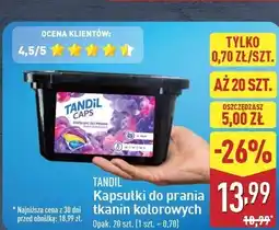 ALDI Kapsułki do prania color Tandil oferta