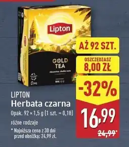 ALDI Herbata Lipton Brilliant Gold Tea oferta