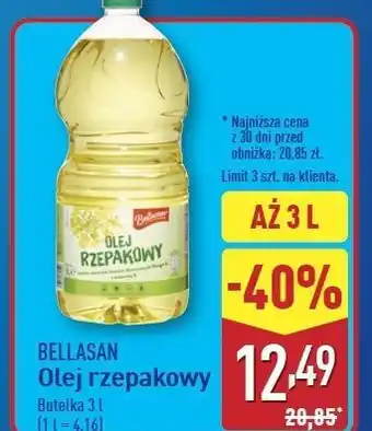 ALDI Olej rzepakowy Bellasan oferta