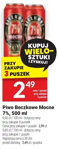 Twój Market Piwo Beczkowe Mocne 7% oferta