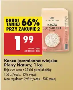 Biedronka Kasza jęczmienna Plony Natury oferta