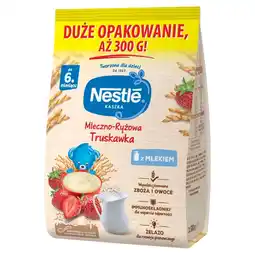 Biedronka Nestlé Kaszka mleczno-ryżowa truskawka po 6. miesiącu 300 g oferta