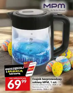 Twój Market Czajnik bezprzewodowy szklany MPM oferta