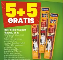 Twój Market Beef Stick Vitakraft dla psa oferta