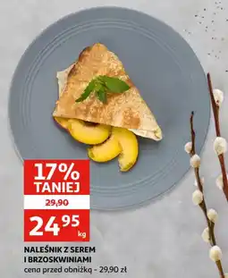 Auchan Naleśnik z serem i brzoskwiniami oferta