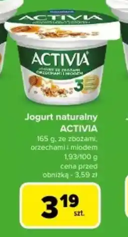 Carrefour Jogurt naturalny ACTIVA oferta