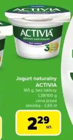 Carrefour Jogurt naturalny ACTIVIA oferta