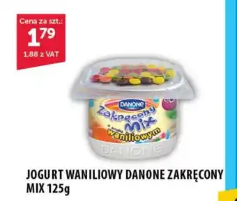 Eurocash Jogurt waniliowy Danone zakręcony mix 125g oferta