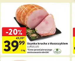 Intermarche Szynka krucha z tłuszczykiem Lukullus oferta