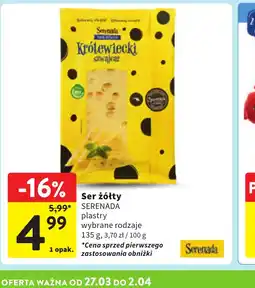 Intermarche Ser żółty Serenada Królewiecki oferta