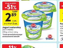 Intermarche Jogurt naturalny Zott Primo oferta