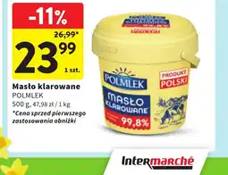 Intermarche Masło klarowane Polmlek oferta