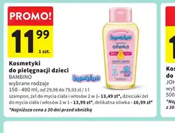 Intermarche Kosmetyki do pielęgnacji dzieci Bambino oferta