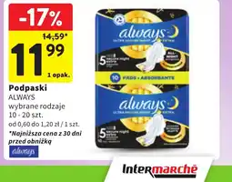 Intermarche Podpaski Always oferta