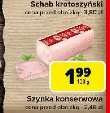 Carrefour Market Szynka konserwowa Pekpol oferta