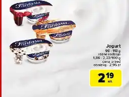 Carrefour Market Jogurt z sosem karmelowym Danone fantasia oferta