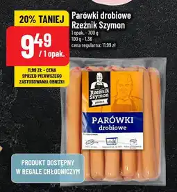Polomarket Parówki drobiowe Rzeźnik szymon poleca oferta