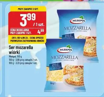 Polomarket Ser mozzarella tarty Mlekpol oferta