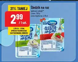 Polomarket Śledzik na raz z suszonymi pomidorami z ziołami włoskimi Lisner śledzik na raz oferta