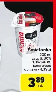 Carrefour Śmietana 30% Łaciata Łaciate oferta