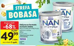 Intermarche Nestlé nan optipro plus odżywcza formuła na bazie mleka oferta