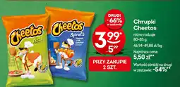 Żabka Chrupki spirals ser z ketchupem Cheetos oferta