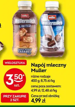 Żabka Napój mleczny czekoladowy Mullermilch oferta