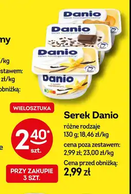 Żabka Serek ciasteczkowy Danone danio oferta