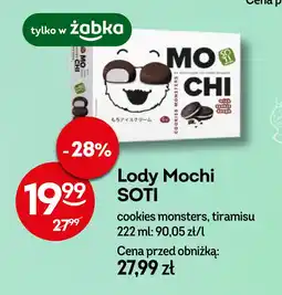 Żabka Lody mochi tiramisu Soti oferta