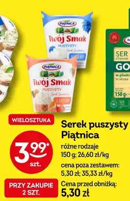 Żabka Serek puszysty z łososiem Piątnica twój smak oferta