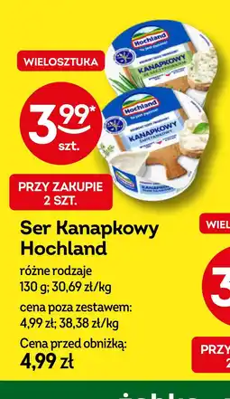 Żabka Serek ze szczypiorkiem Hochland kanapkowy oferta