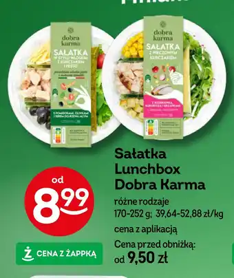 Żabka Sałatka w stylu włoskim z kurczakiem i pesto Dobra karma oferta