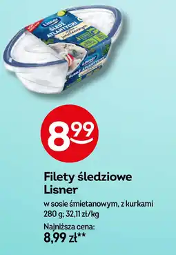 Żabka Filety śledziowe w sosie śmietanowym Lisner oferta