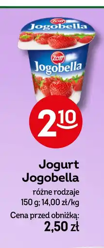 Żabka Jogurt truskawka Zott jogobella oferta