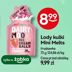 Żabka Lody truskawka Mini melts oferta