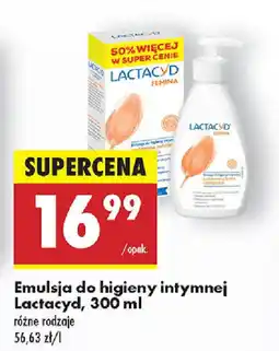 Biedronka Emulsja do higieny intymnej Lactacyd oferta