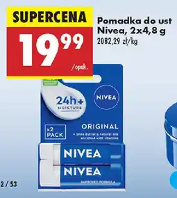 Biedronka Pomadka do ust Nivea oferta