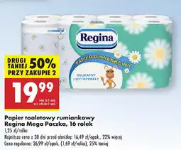 Biedronka Papier toaletowy rumiankowy Regina Mega Paczka oferta