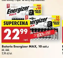 Biedronka Baterie Energizer MAX oferta