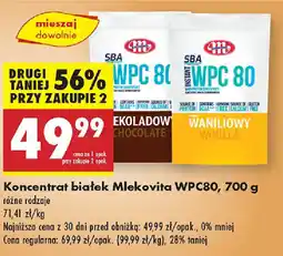 Biedronka Koncentrat białek Mlekovita WPC80 oferta
