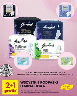 Biedronka Wszystkie podpaski Femina Ultra oferta